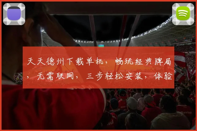 天天德州下载单机，畅玩经典牌局，无需联网，三步轻松安装，体验独乐乐也融融